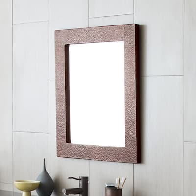Sedona Antique Copper Small Rectangle Mirror - Antique Copper - N/A