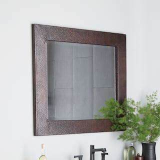 Sedona Antique Copper Large Rectangle Mirror - Antique Copper - N/A