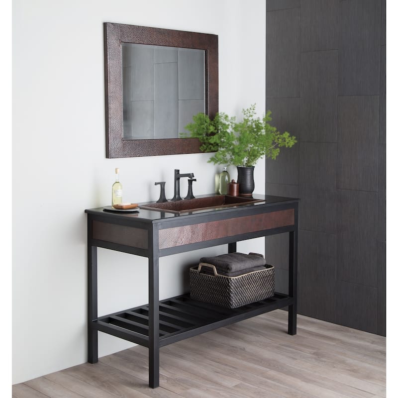 Sedona Antique Copper Large Rectangle Mirror - Antique Copper - N/A