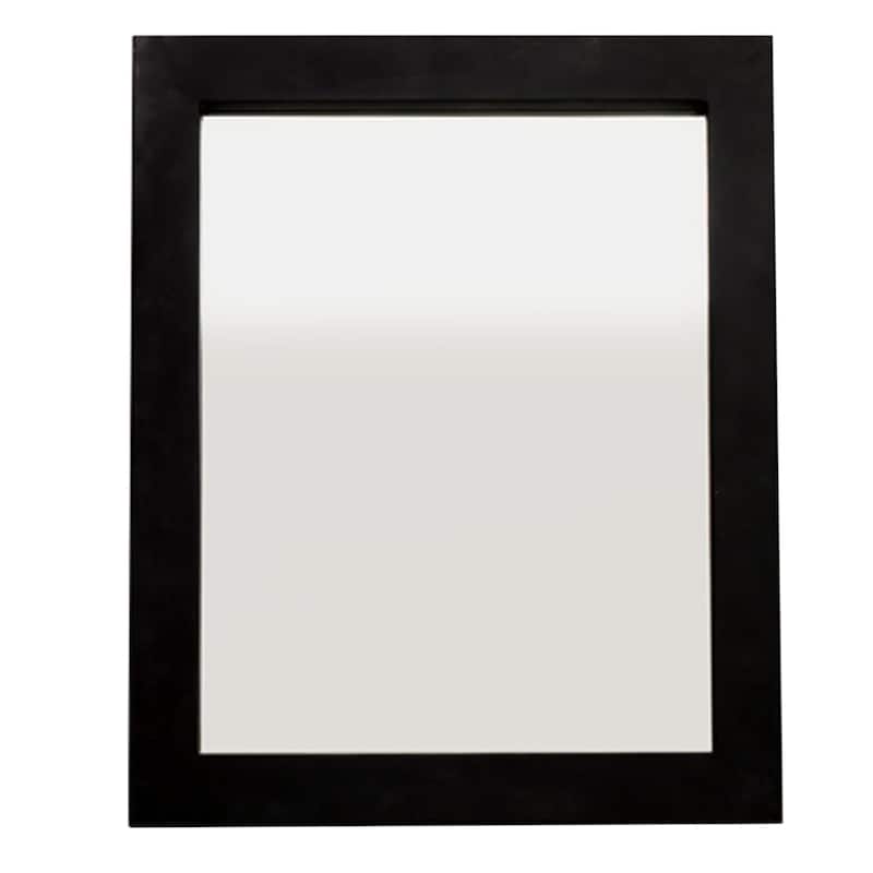 Cuzco Black Rectangular Wrought Iron Mirror - N/A