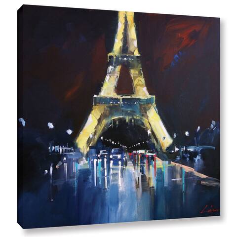 Craig Trewin Penny's Eiffel Rain, Gallery Wrapped Canvas