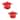 BergHOFF Neo 4pc Cast Iron Cookware Set, 3qt. & 7qt., Red