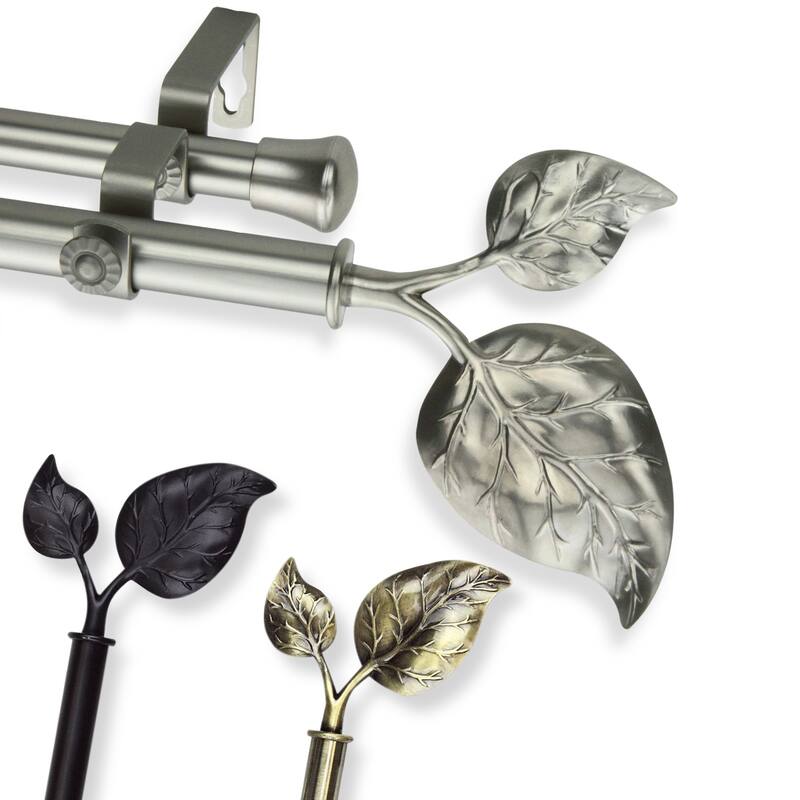 InStyleDesign Vine Adjustable Double Curtain Rod
