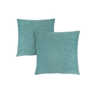 Pillow - 18"X 18" / Solid Aqua / 2Pcs