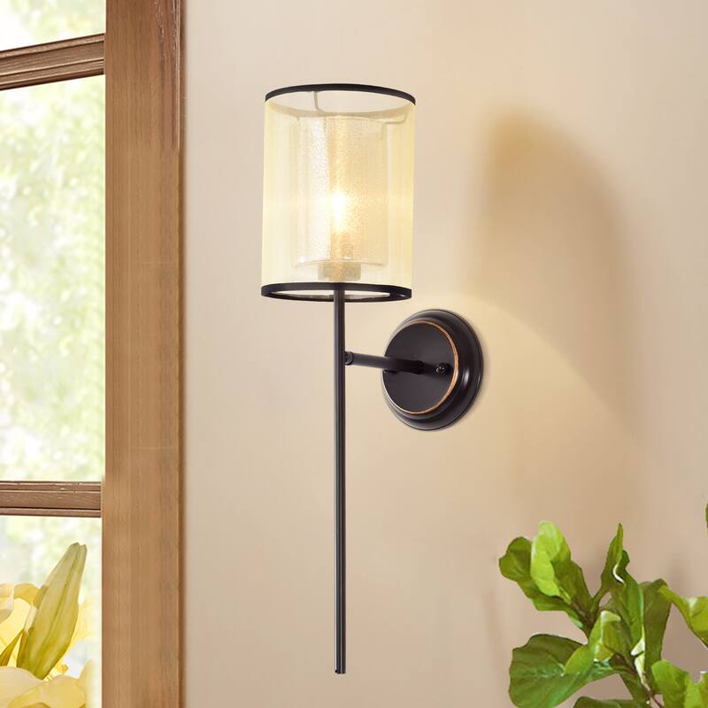 Zeynab 1-Light Shaded Wall Sconce