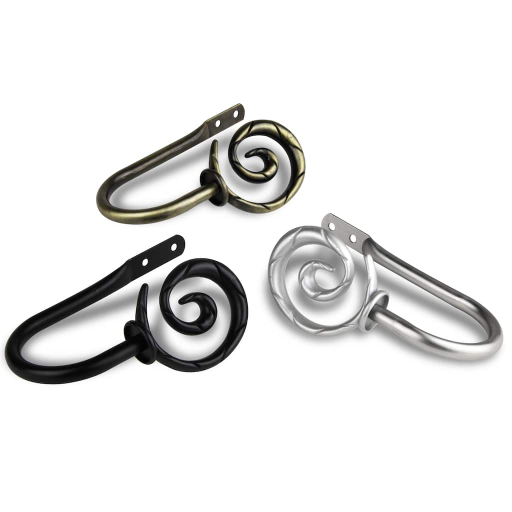 InStyleDesign Radial Curtain Holdback Pair - n/a