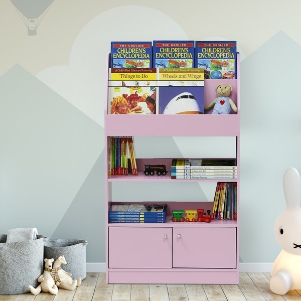 bookshelf with toy storage