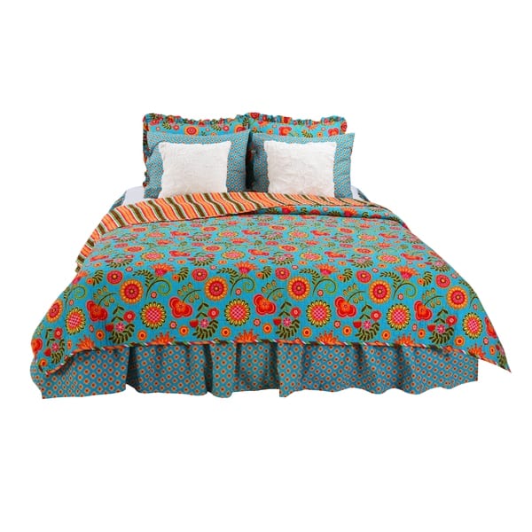 Shop Cotton Tale Gypsy Floral Reversible 8 Piece Quilt Bedding Set