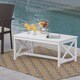 Ivan Outdoor Rectangle Wood Coffee Table by Christopher Knight Home - Thumbnail 0