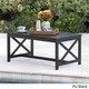 Ivan Outdoor Rectangle Wood Coffee Table by Christopher Knight Home - Thumbnail 2