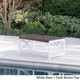 Ivan Outdoor Rectangle Wood Coffee Table by Christopher Knight Home - Thumbnail 3
