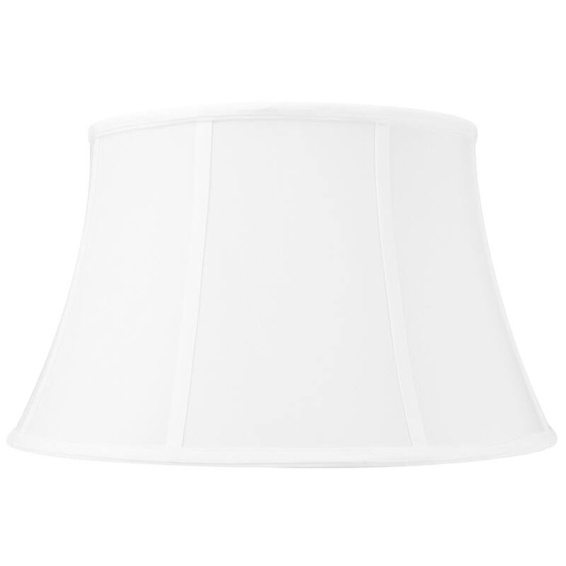 2 Light Swag Plug-In Pendant 17"w White Linen with Diffuser, White Cord