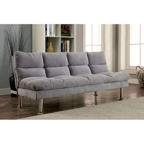 Saratoga Gray Futon Sofa With Contemporary Style Free Saratoga Gray Futon Sofa With Contemporary Style