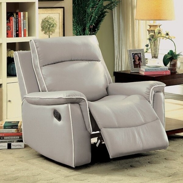 Salome Contemporary Style Chair Light Gray