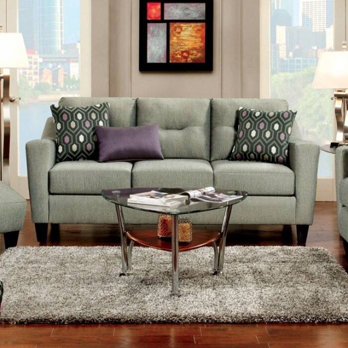 Coltrane Snug Regal Sofa Contemporary Style, Gray