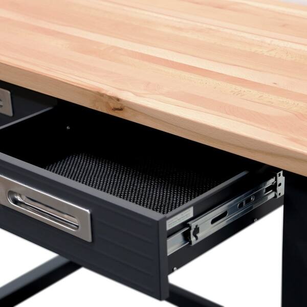 Shop Seville Classics Ultragraphite Wood Top Workbench On Wheels