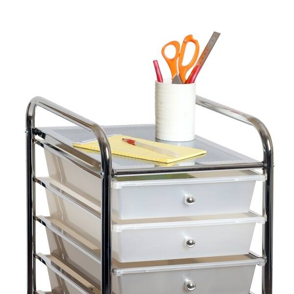 Shop Seville Classics White Gray Black Gradient 8 Drawer Organizer