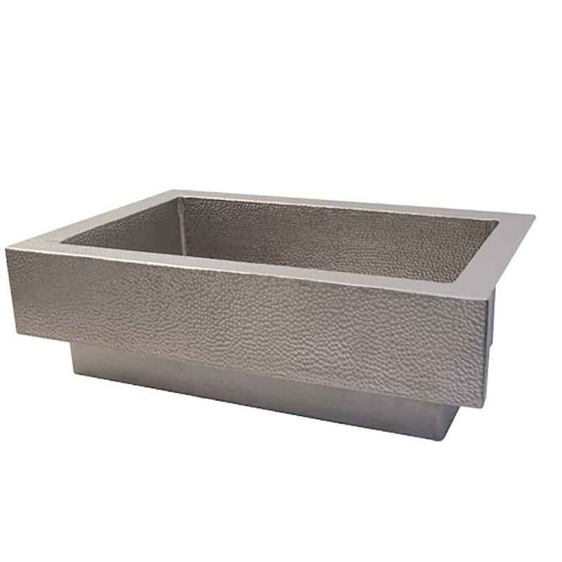 Paragon Brushed Nickel 33-inch Single Basin Farmhouse Kitchen Sink