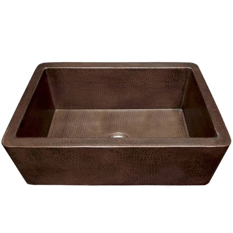 Farmhouse Antique Copper 30-inch Undermount/ Apron-Front Kitchen Sink
