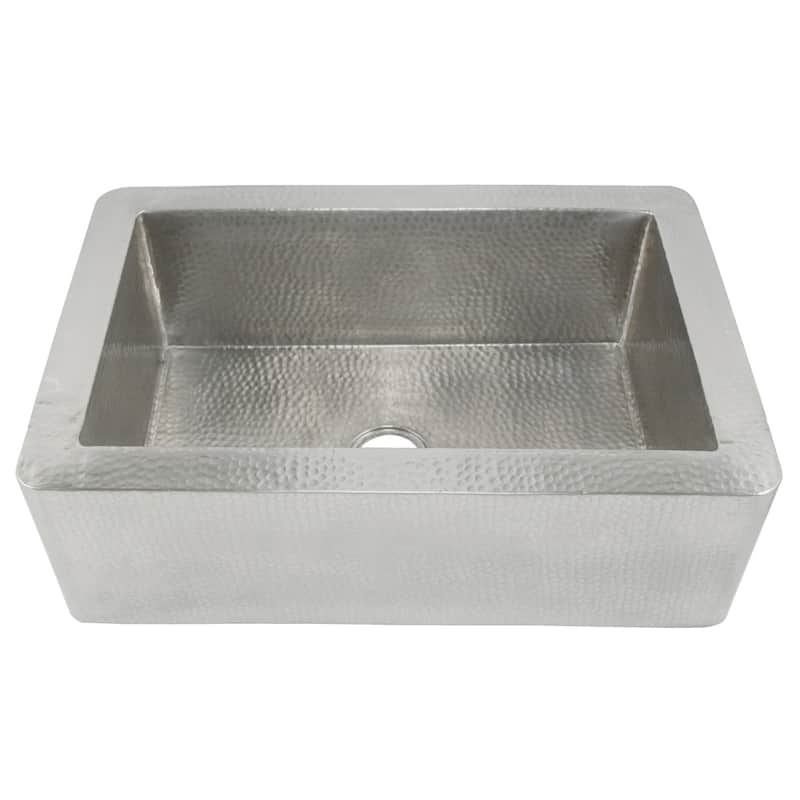 Farmhouse Brushed Nickel 33-inch Kitchen Sink - 33" x 22" x 10.5"