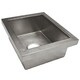preview thumbnail 2 of 0, Manhattan Hand Hammered Brushed Nickel Drop-in Bar Sink