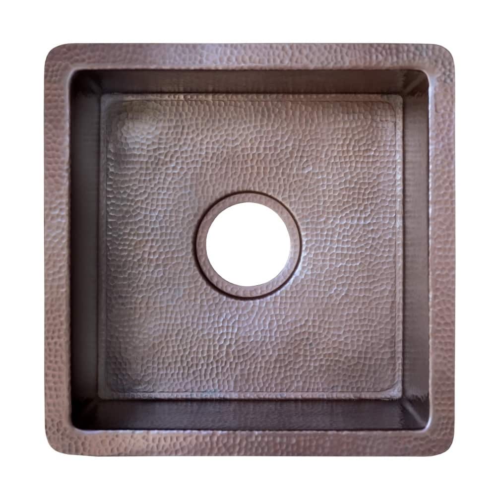 Cantina Hammered Antique Copper Undermount Bar/ Kitchen Prep Sink
