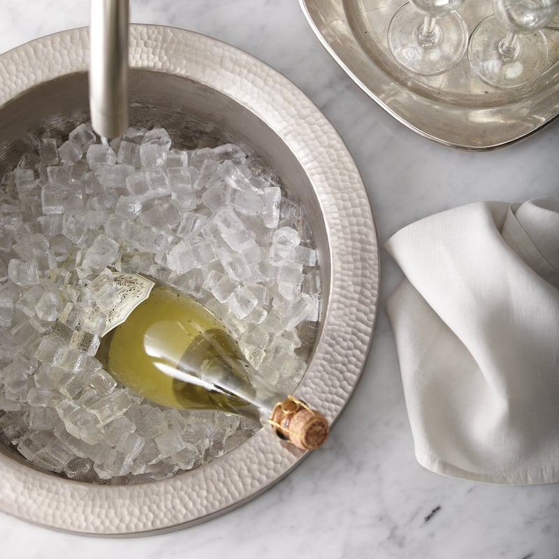 Mojito Hammered Brushed Nickel Drop-in Bar/ Prep Sink