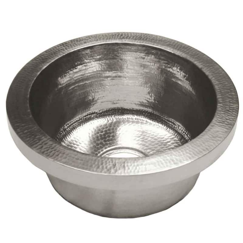 Mojito Hammered Brushed Nickel Drop-in Bar/ Prep Sink