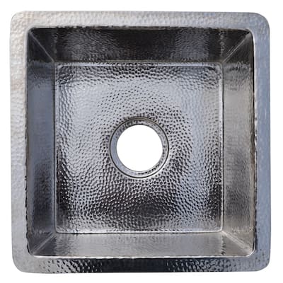 Cantina Hammered Polished Nickel Undermount Bar/ Kitchen Prep Sink