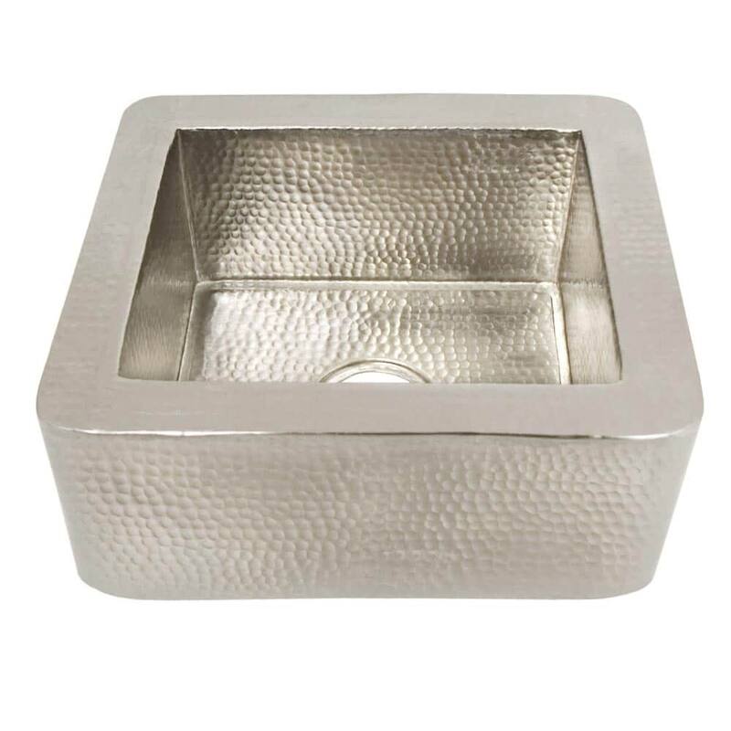 Cabana Brushed Nickel Rectangular Bar/ Prep Sink