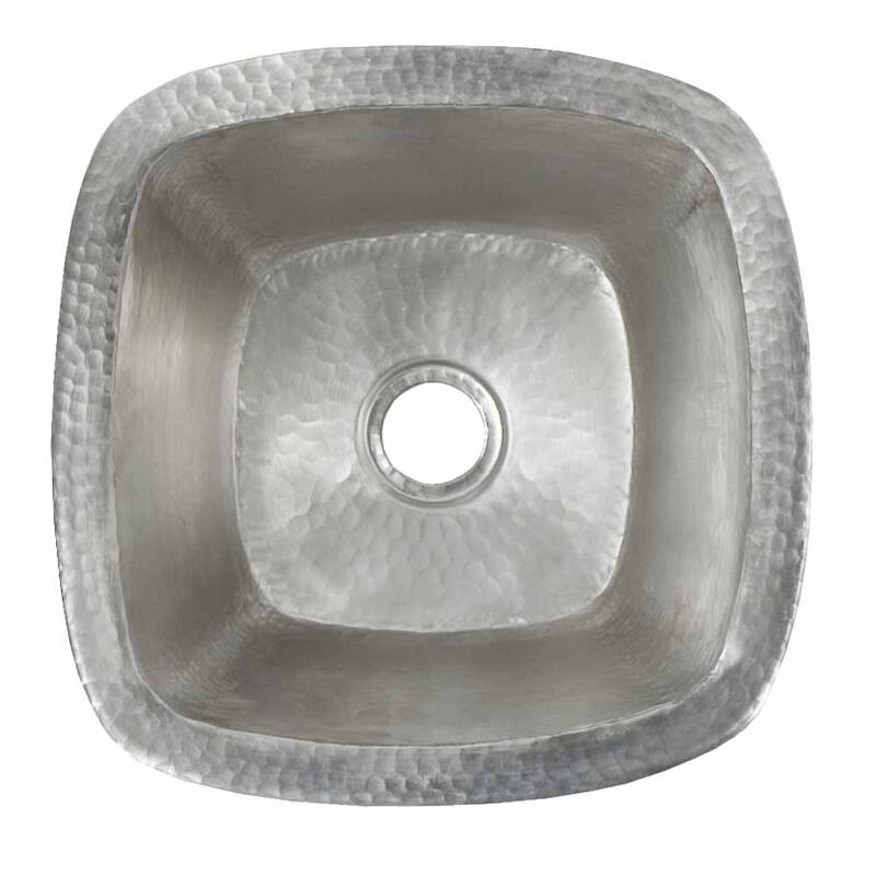 Rincon Brushed Nickel 13-inch Square Undermount Bar/ Prep Sink