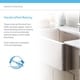 preview thumbnail 6 of 6, Redondo Grande Hammered Brushed Nickel Universal Mount Bar Sink