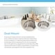 preview thumbnail 5 of 6, Redondo Grande Hammered Brushed Nickel Universal Mount Bar Sink