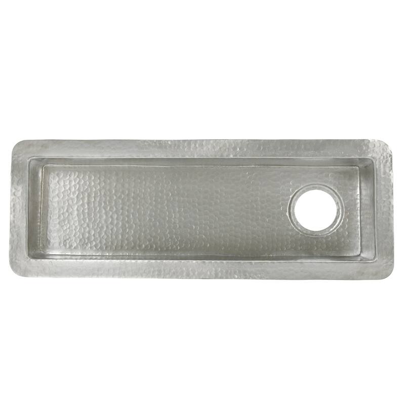 Rio Chico Brushed Nickel Universal Mount Bar/ Prep Trough Sink
