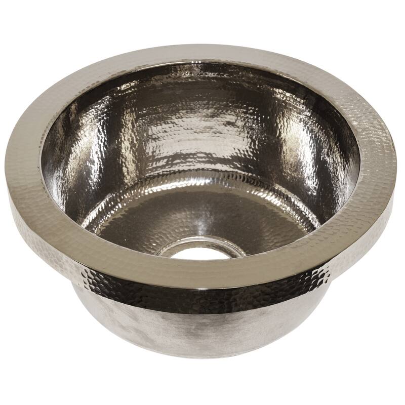 Mojito Hammered Polished Nickel Drop-in Bar/ Prep Sink