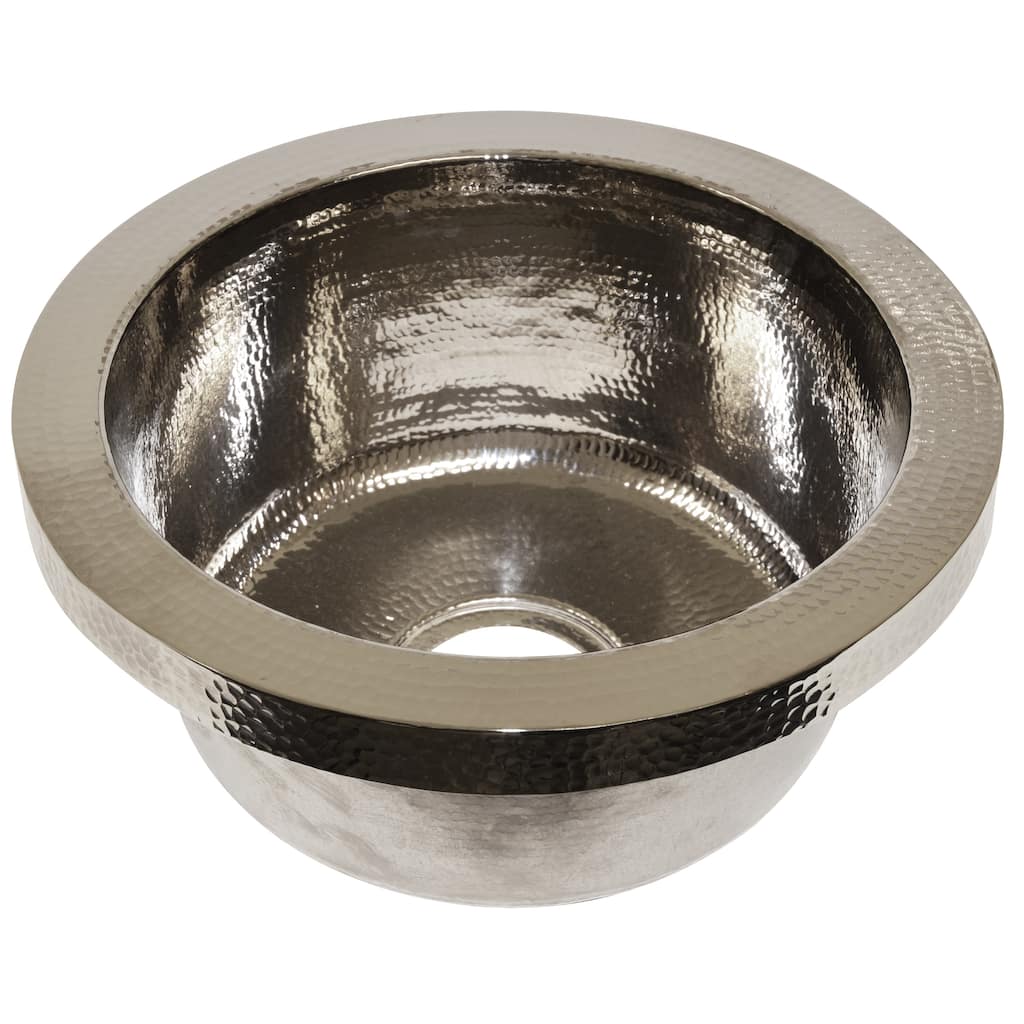 Mojito Hammered Polished Nickel Drop-in Bar/ Prep Sink