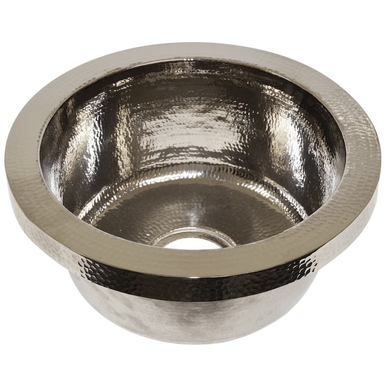 Mojito Hammered Polished Nickel Drop-in Bar/ Prep Sink