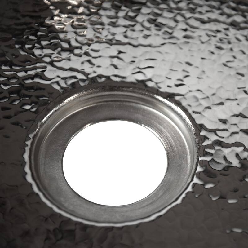 Maestro Polished Nickel Vessel Round Bathroom Sink