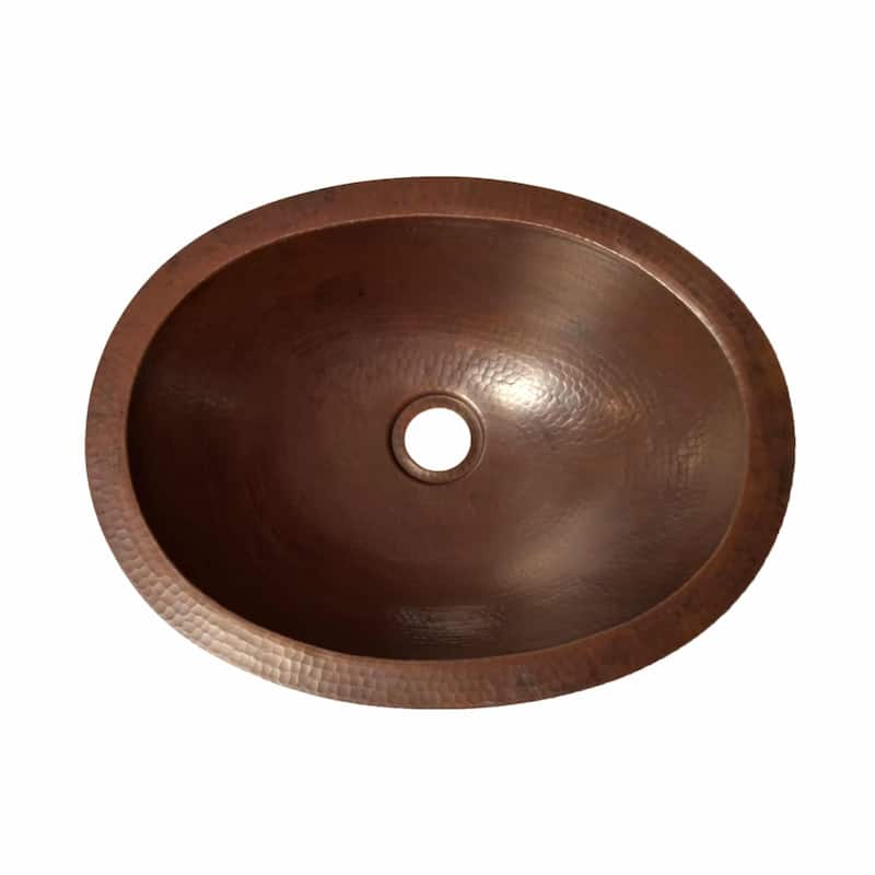 Baby Classic Antique Copper Undermount Bathroom Sink - Antique Copper