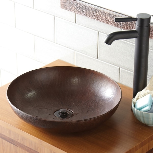 Maestro Sonata Pe Antique Copper Vessel Bathroom Sink Free Maestro Sonata Pe Antique Copper Vessel Bathroom Sink