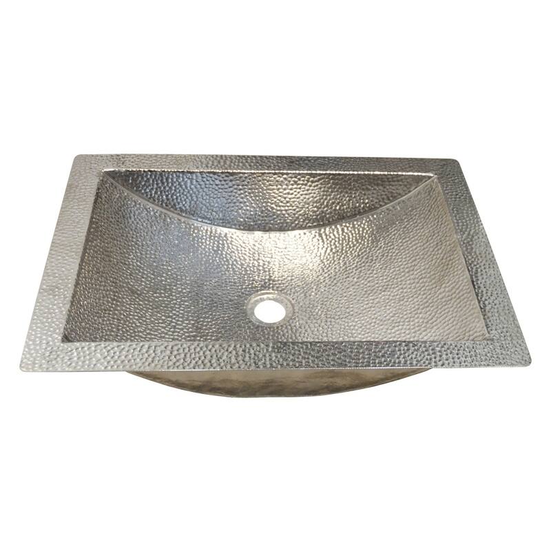 Avila Polished Nickel Undermount Bathroom Sink