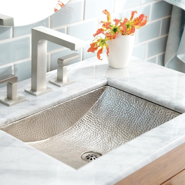 Shop Avila Brushed Nickel Undermount Bathroom Sink Brushed Nickel