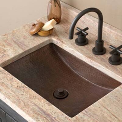 Avila Antique Copper Undermount Bathroom Sink
