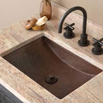 Avila Antique Copper Undermount Bathroom Sink