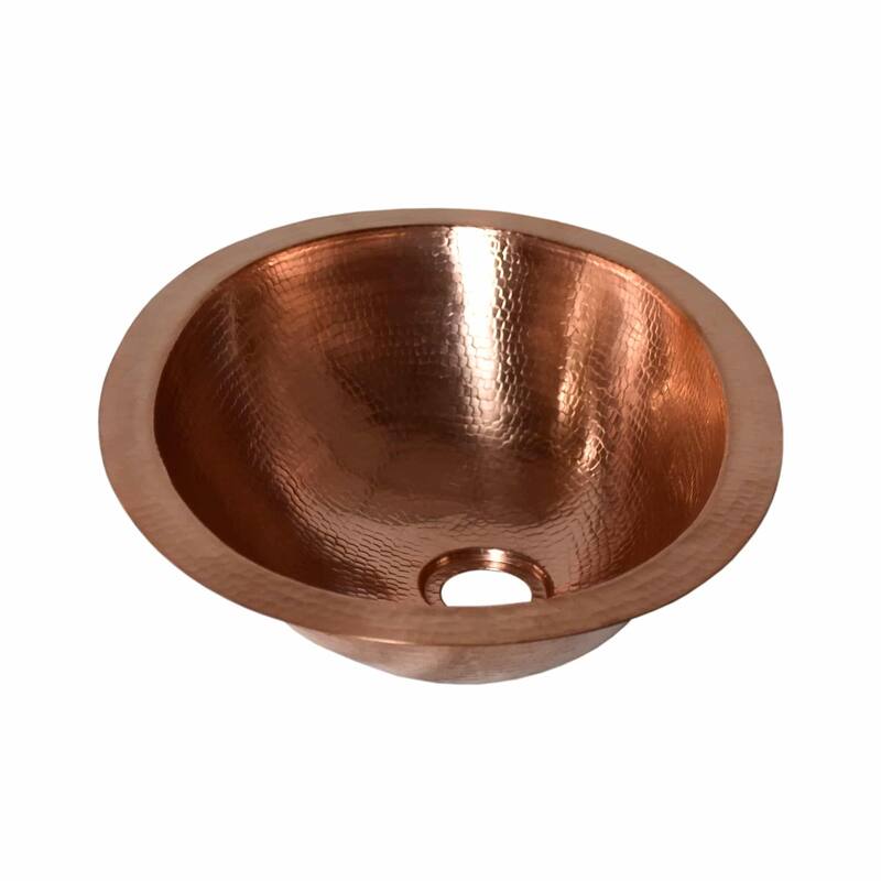 Baby Classic Polished Copper Bathroom Sink