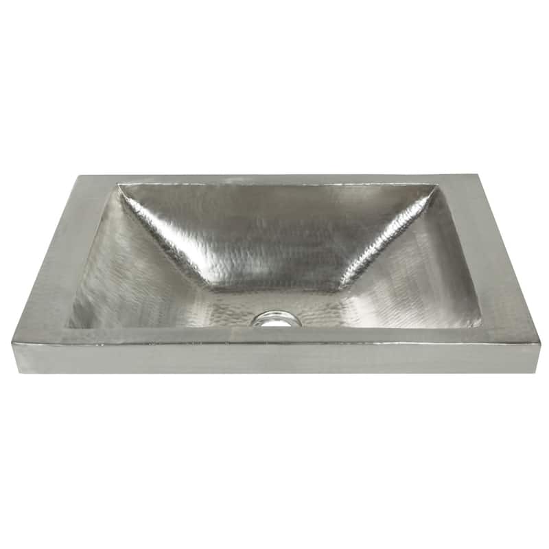Hana Brushed Nickel Drop-in Bathroom Sink