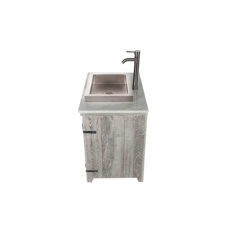 Tatra Brushed Nickel Drop-in Bathroom Sink