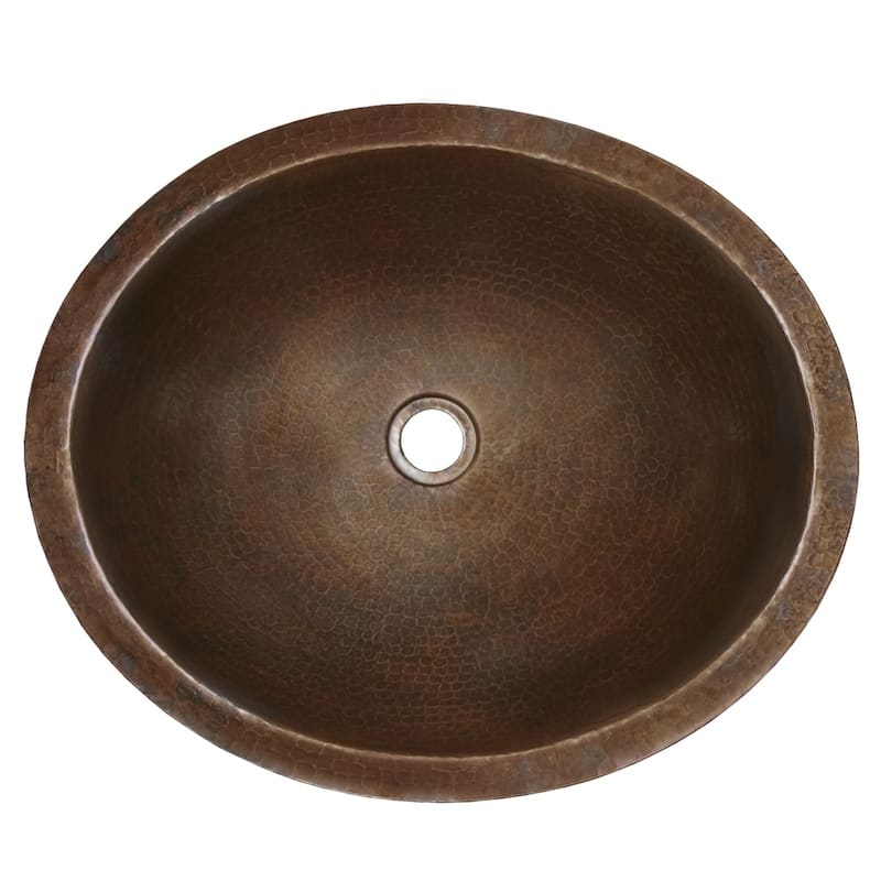 Classic Antique Copper Undermount Bathroom Sink