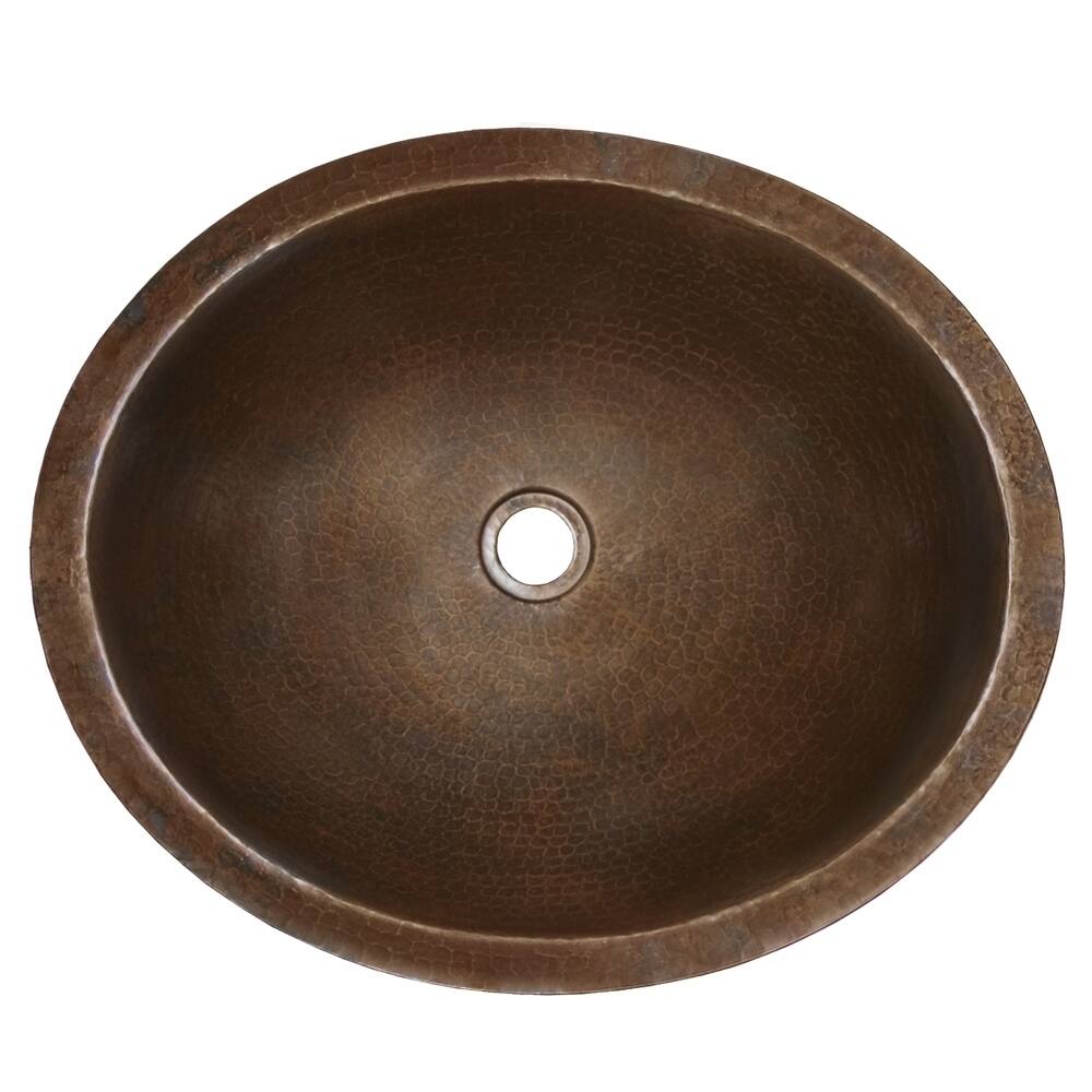 Classic Antique Copper Undermount Bathroom Sink
