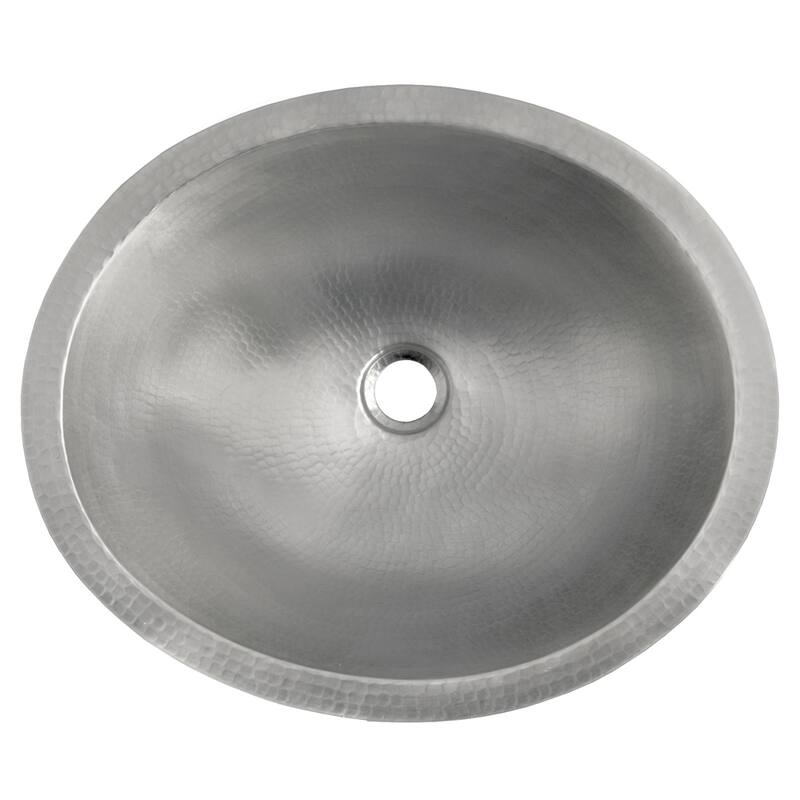 Classic Brushed Nickel Undermount Bathroom Sink